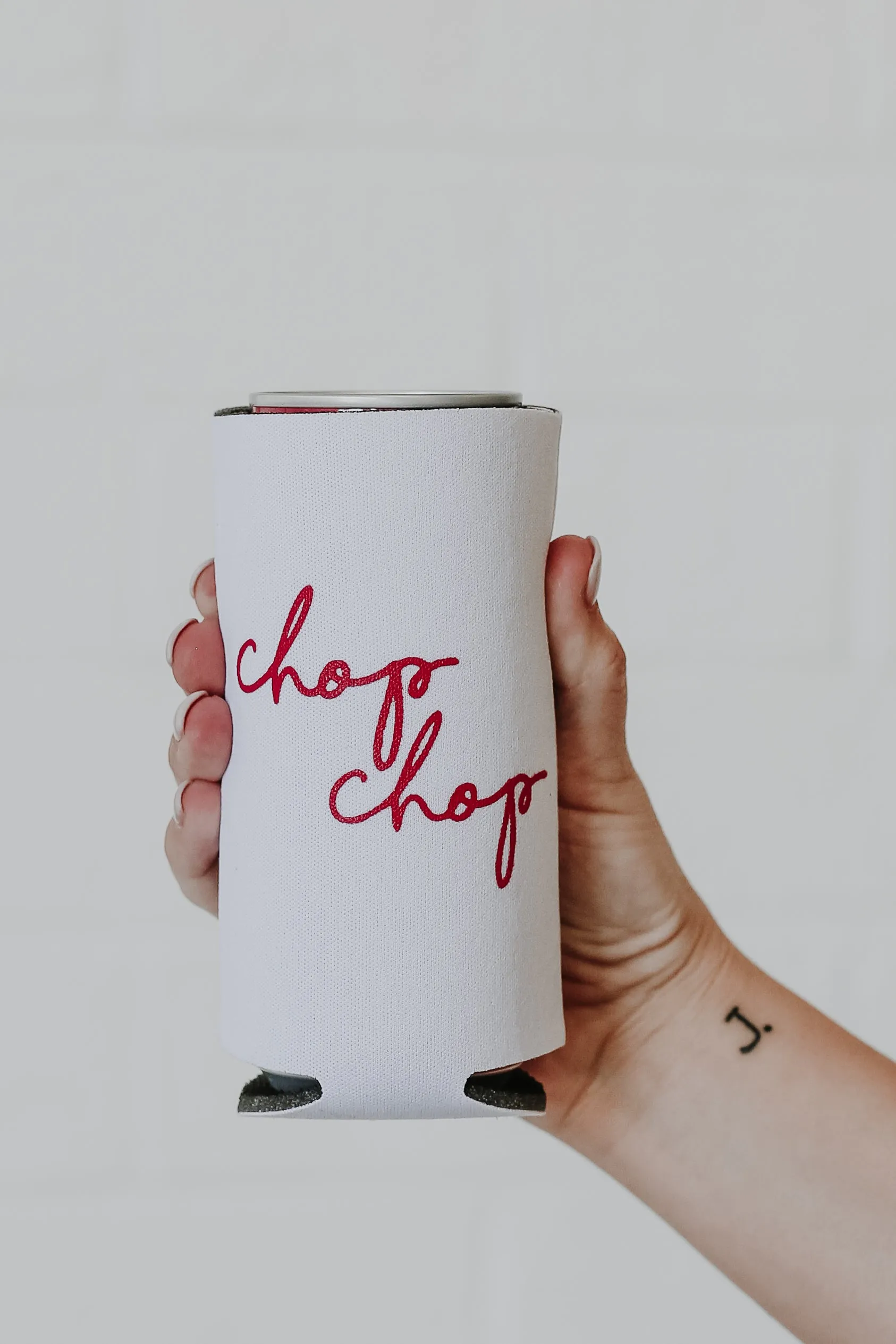 Chop Chop Slim Koozie