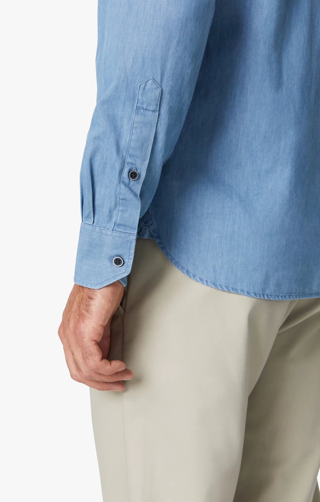 Denim Shirt in Light Denim