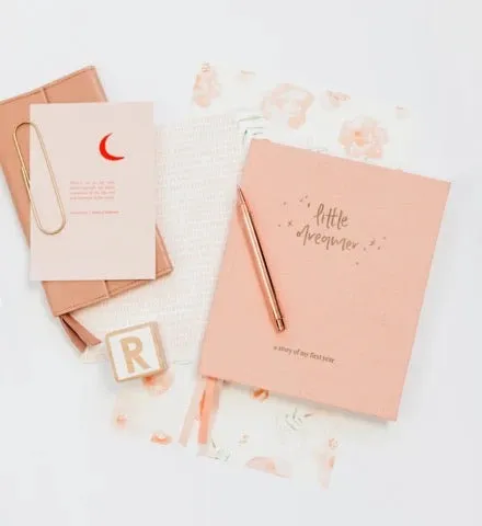 Emma Kate Co Baby Journal - Various Colours*
