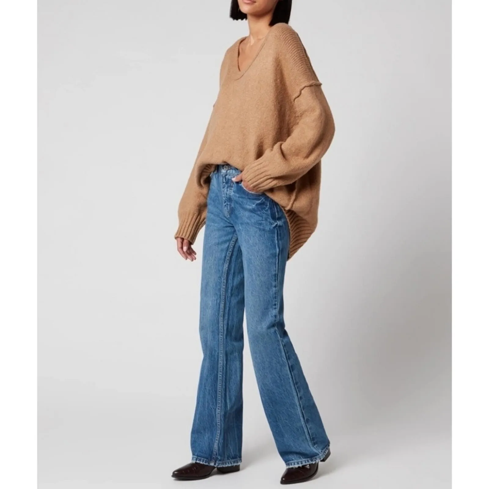 Free People We The Free Laurel Canyon Flare Jeans NEW