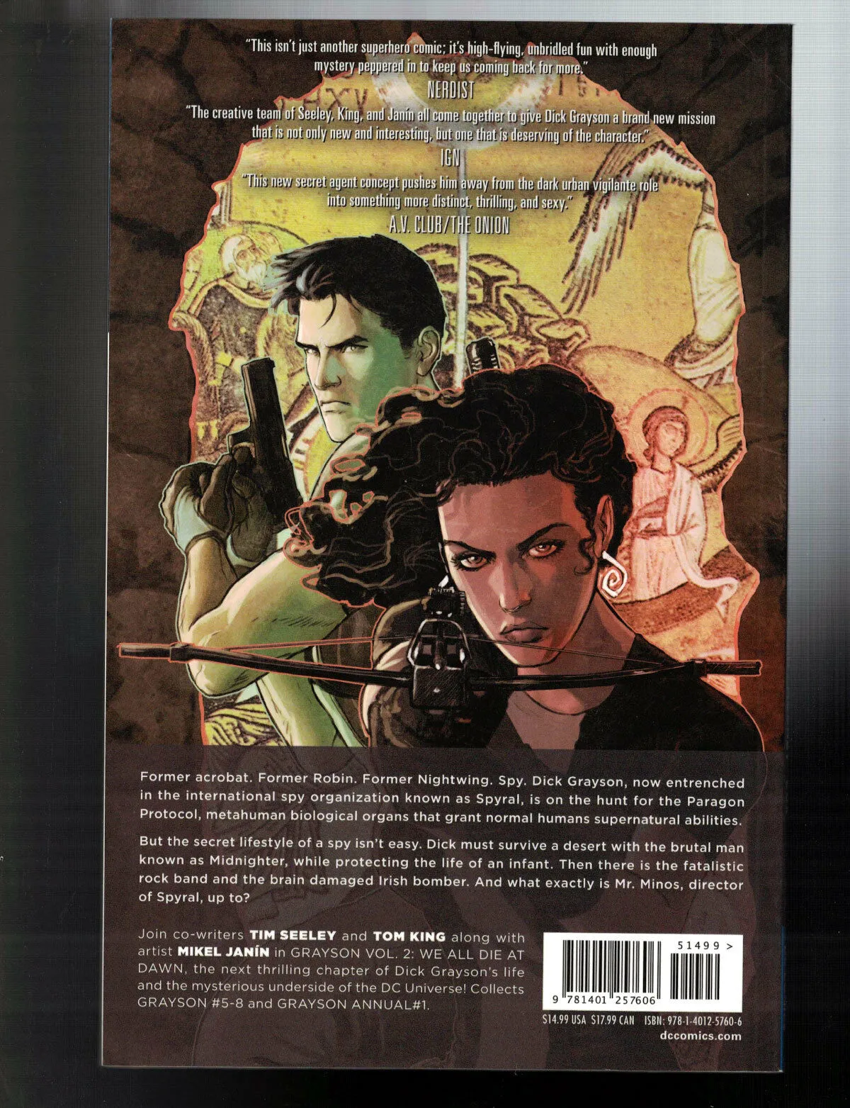 Grayson Vol. 2: We All Die At Dawn (The New 52) DC Comics Seeley/King (W) 2015