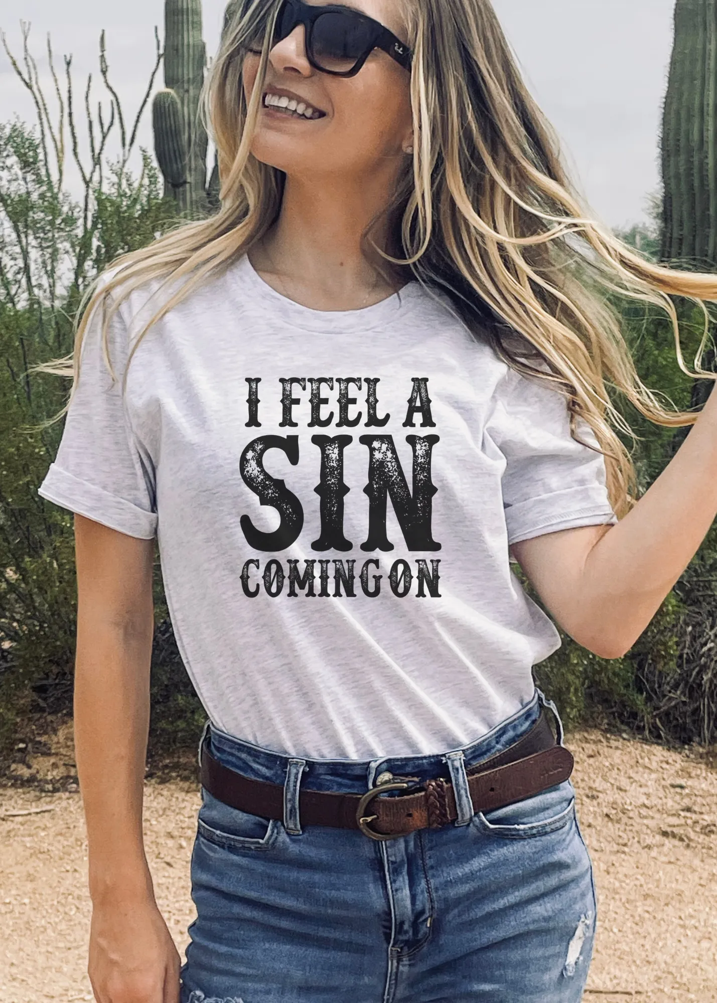I Feel A Sin Coming On Short Sleeve Tee [4 colors]