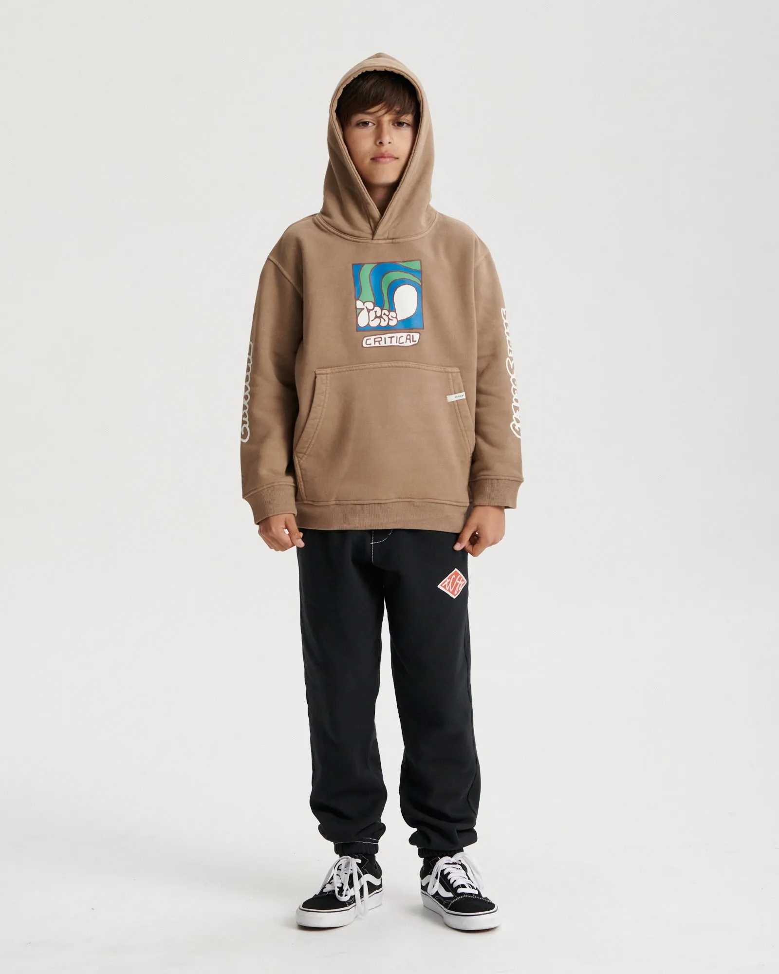 Kids - Washroom Hoodie - Cinnamon