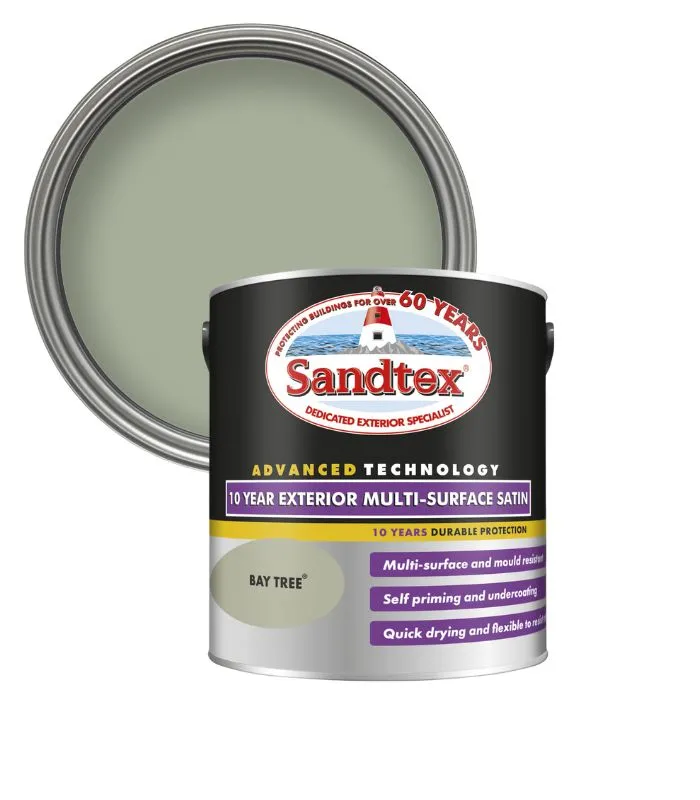 Sandtex 10 Year Exterior Multi Surface Satin Paint