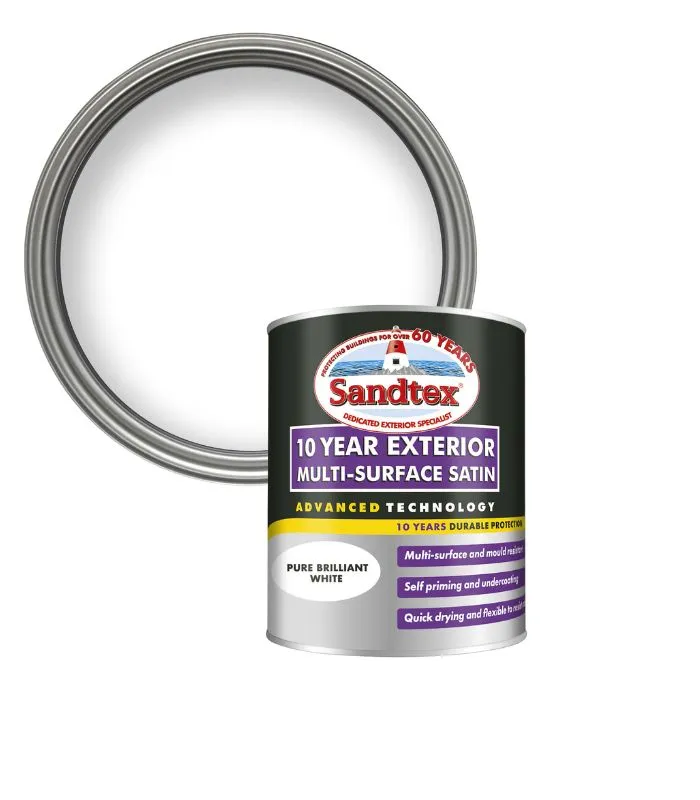 Sandtex 10 Year Exterior Multi Surface Satin Paint