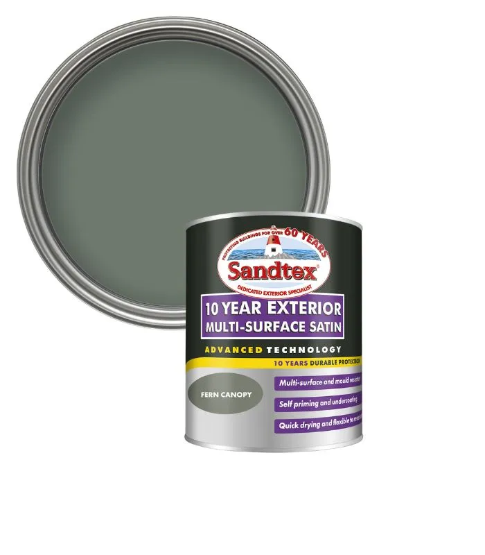 Sandtex 10 Year Exterior Multi Surface Satin Paint