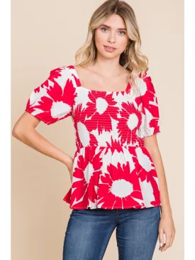 Summer Floral Top