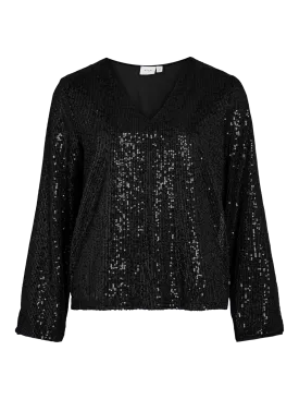 VIGLITAS T-Shirts & Tops - Black